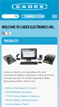 Mobile Screenshot of cadex.com